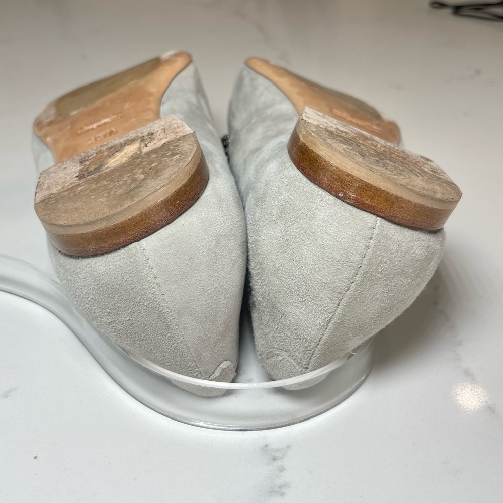 AGL Leather/Suede Loafer w/ Tassels - Picture 7 of 8